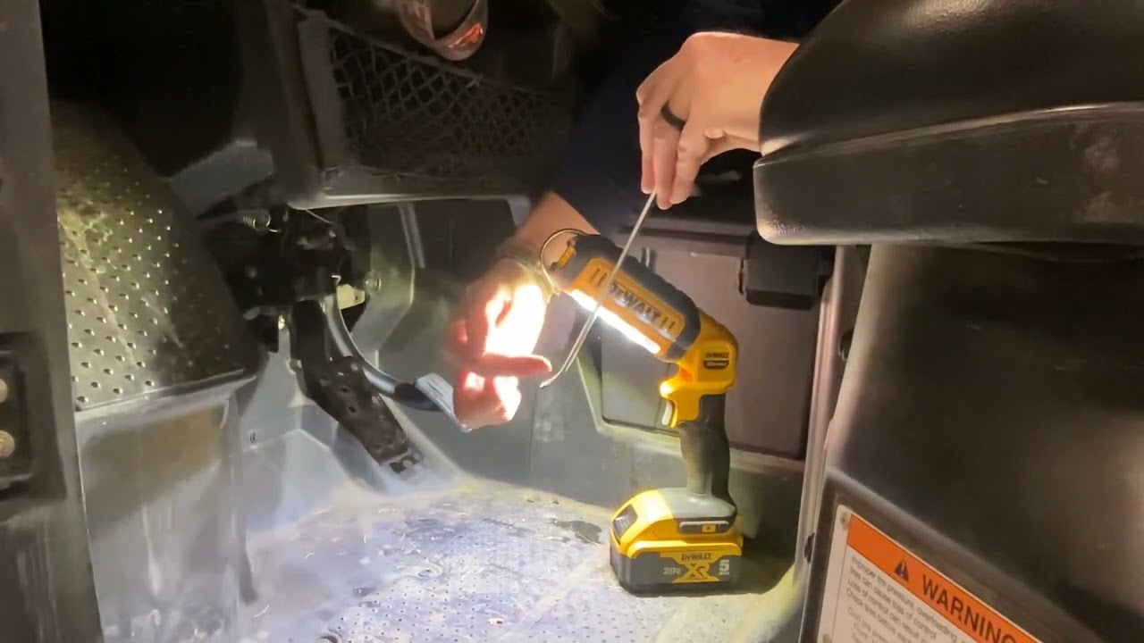 Honda Pioneer Gas Pedal Comfort Modification