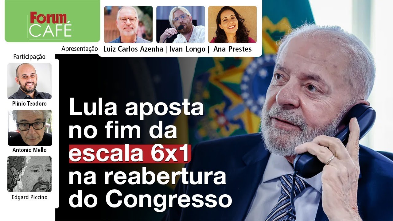 Governo Lula aposta no fim da jornada 6x1 para pautar a reabertura do Congresso | 03.02.26