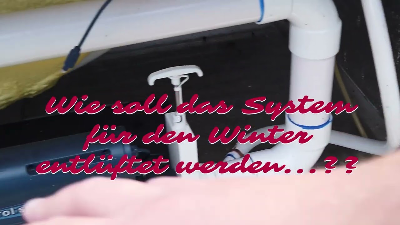 Aldi Home Deluxe Outdoor Whirlpool entlüften entwässern Winter Winterschlaf winterfest