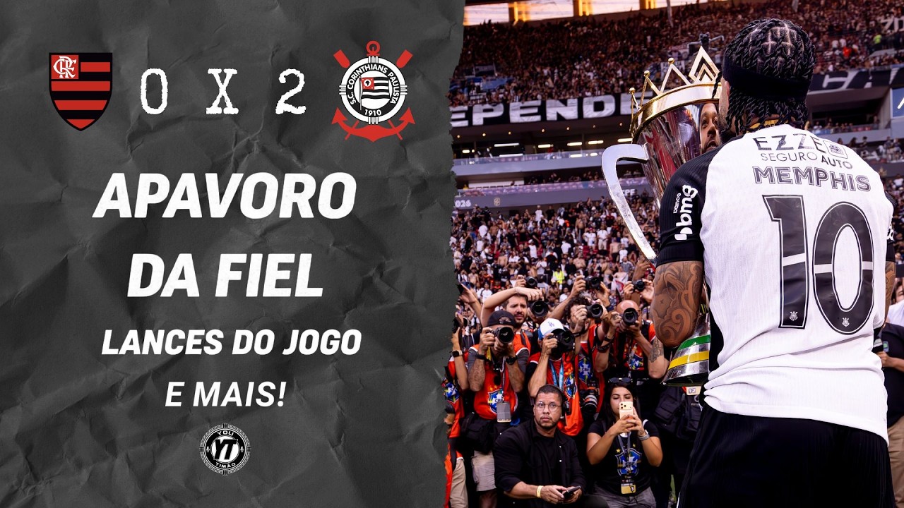 A FIEL DEITOU NA ARQUIBANCADA E O TIME DEITOU EM CAMPO. CORINTHIANS CAMPEÃO DA SUPERCOPA 2026!