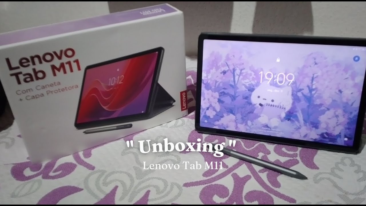 Unboxing do meu tablet Lenovo m11