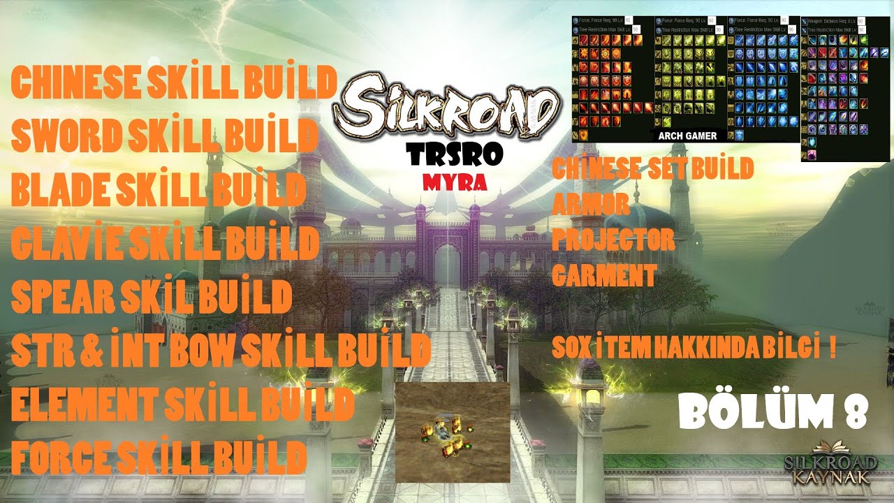 SILKROAD ONLINE | TRSRO | HANGİ SKILLER NE İŞE YARAR? | HANGİ KIYAFET GİYİLMELİ? | BÖLÜM 8