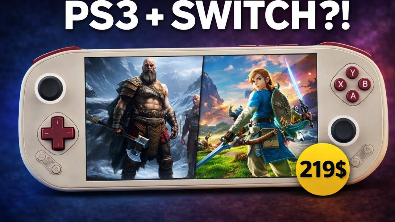 PS3 & Switch sur une console portable &agrave; 219$ ?! (Mangmi Pocket Max)