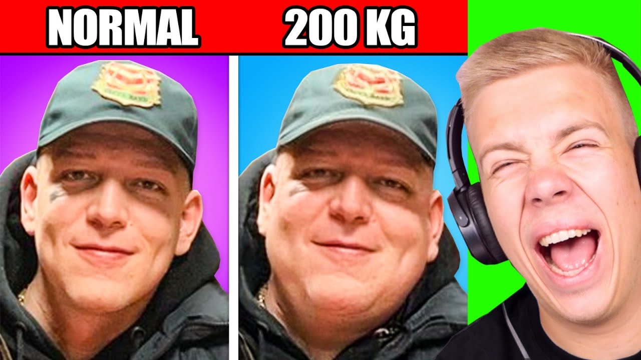 WENN YOUTUBER 200KG MEHR WIEGEN WÜRDEN.. (zu lustig😂)