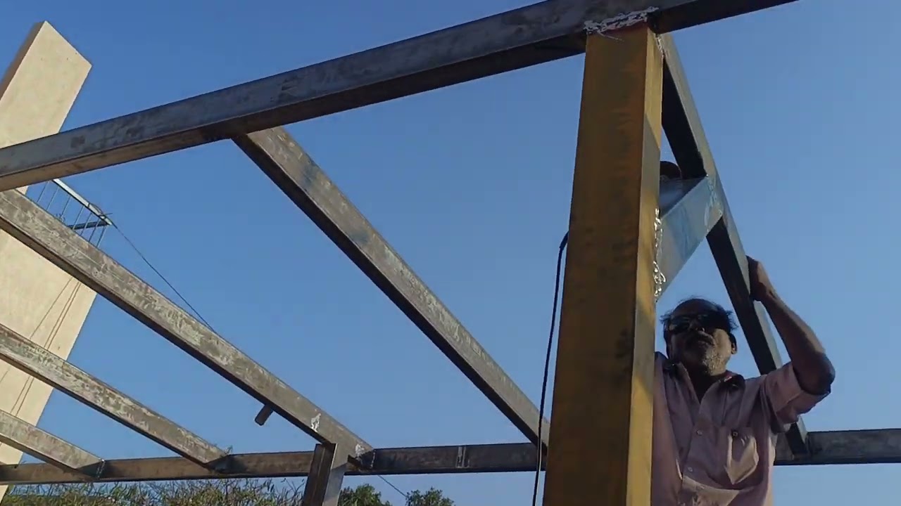 Puff sheet roofing & glass pergola 