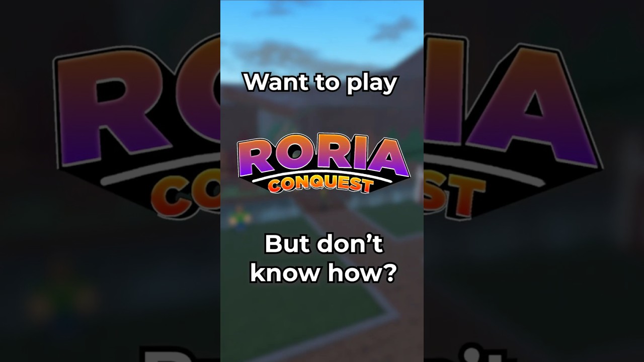 How To Play Roria Conquest FAST! #pbb #pokemonbrickbronze #roblox #pokemon #shorts