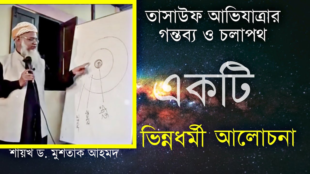 তাসাউফ আভিযাত্রার গন্তব্য ও চলাপথ - শায়খ ড. মুশতাক আহমদ