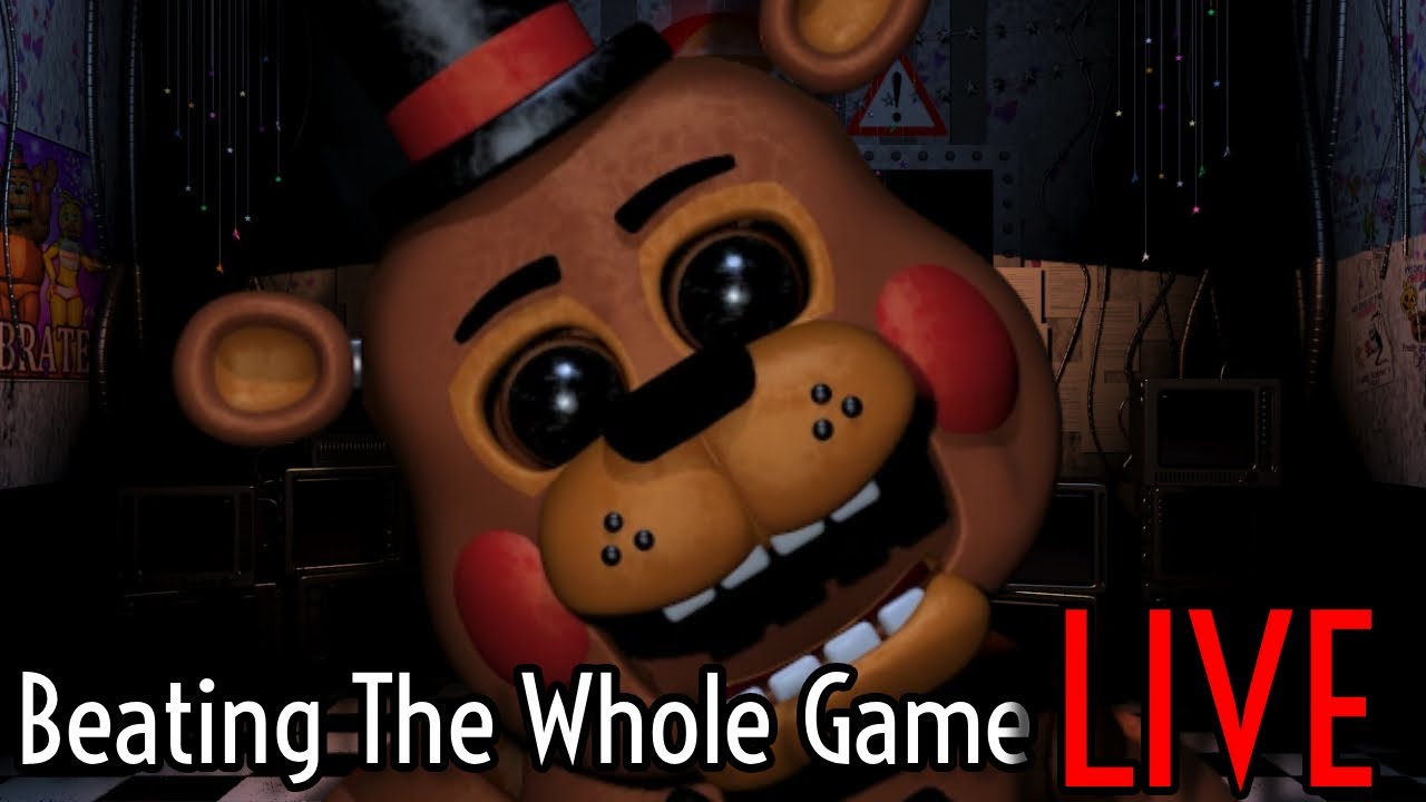 Attempting to beat all of Fnaf 2 for the FIRST Time