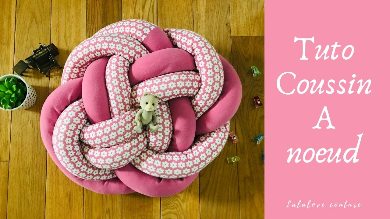 coussin a noeud (DIY knot pillow)