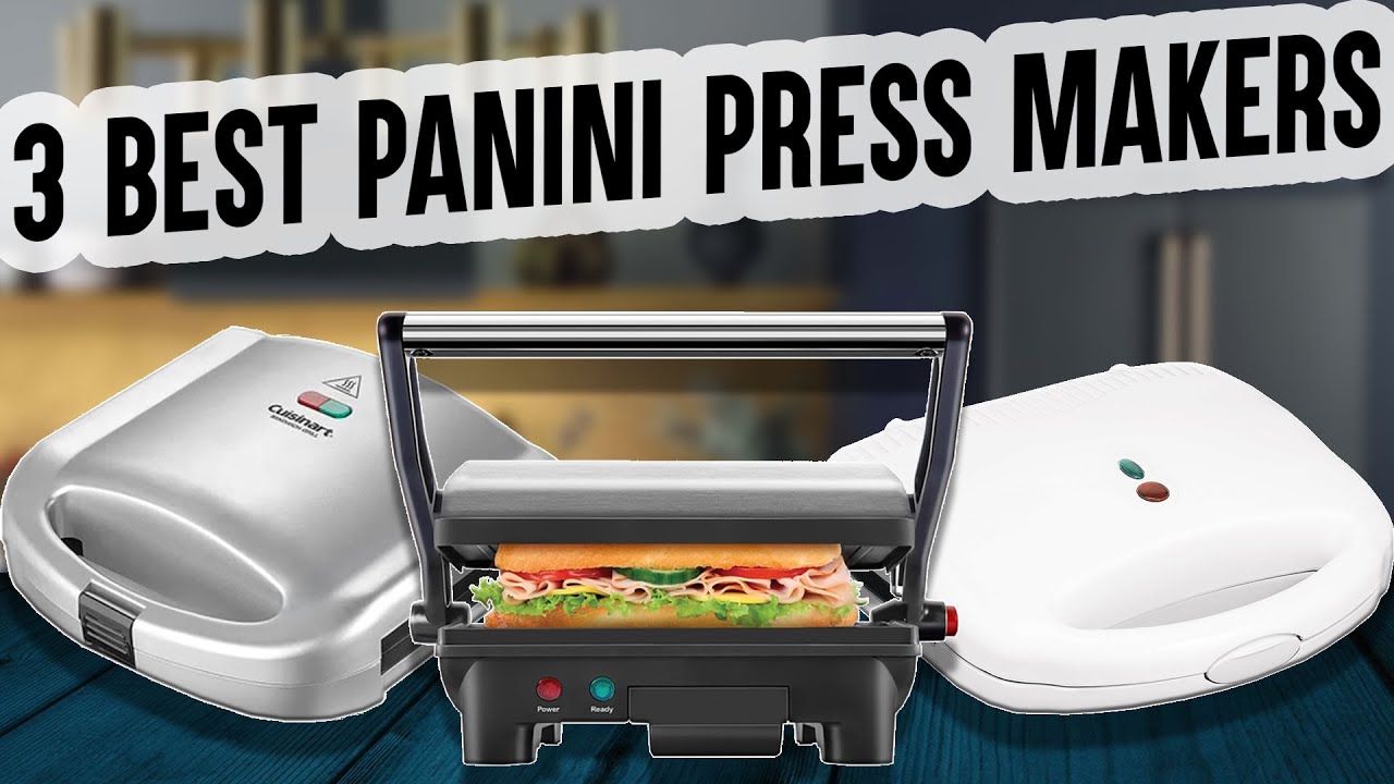 3 TOP Panini Press Makers | Chefman, Cuisinart, Proctor Silex Panini Press