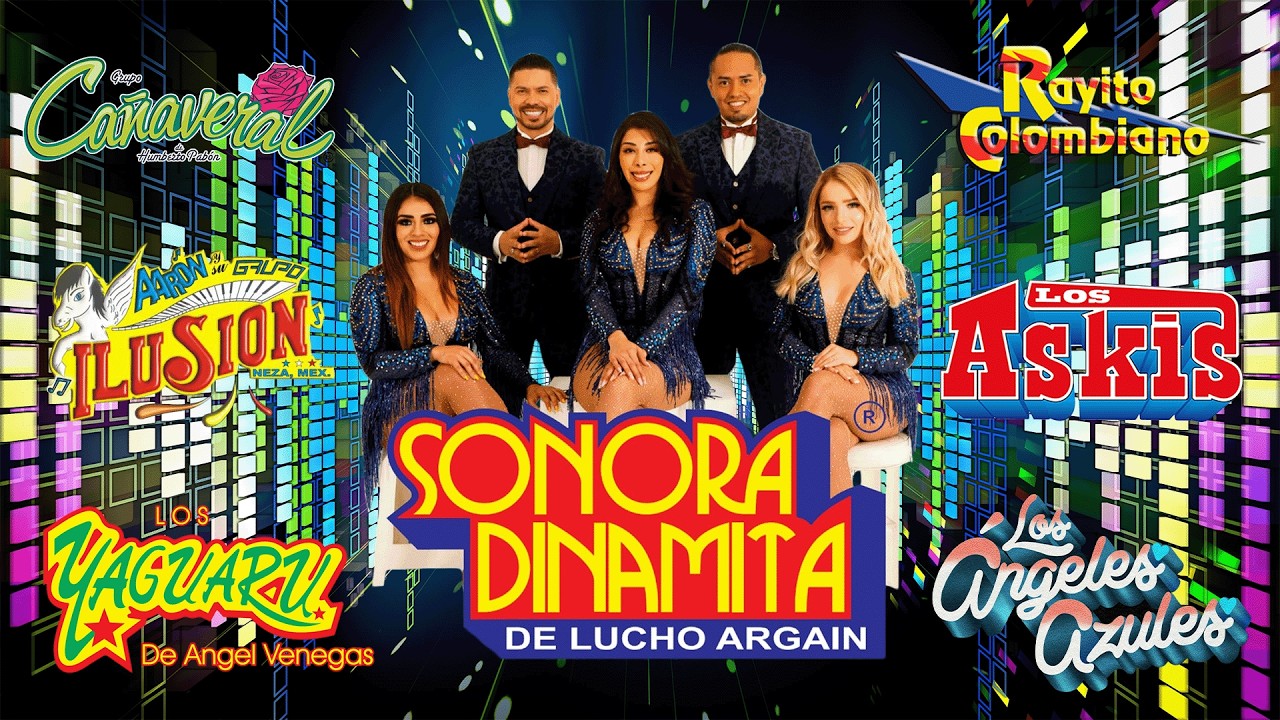 Los Ángeles Azules, La Sonora Dinamita, Los Yaguaru, Los Askis, Grupo Cañaveral, Rayito Colombiano