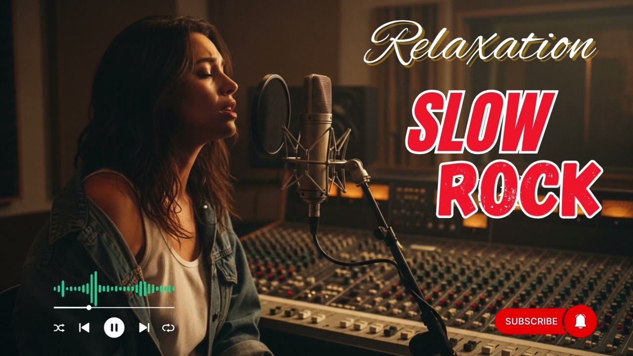 Relaxing Slow Rock Studio Session 🎙️ | Warm Sounds for Peaceful Minds