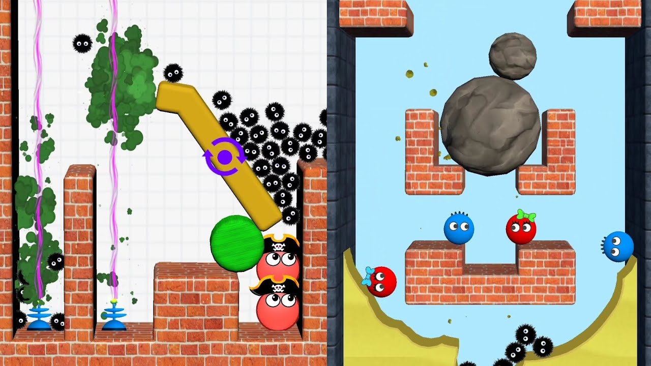 Hide Ball Vs Lucky Balls | Brain Teaser Speedrun Gameplay Max All Level's #technohackzgames 