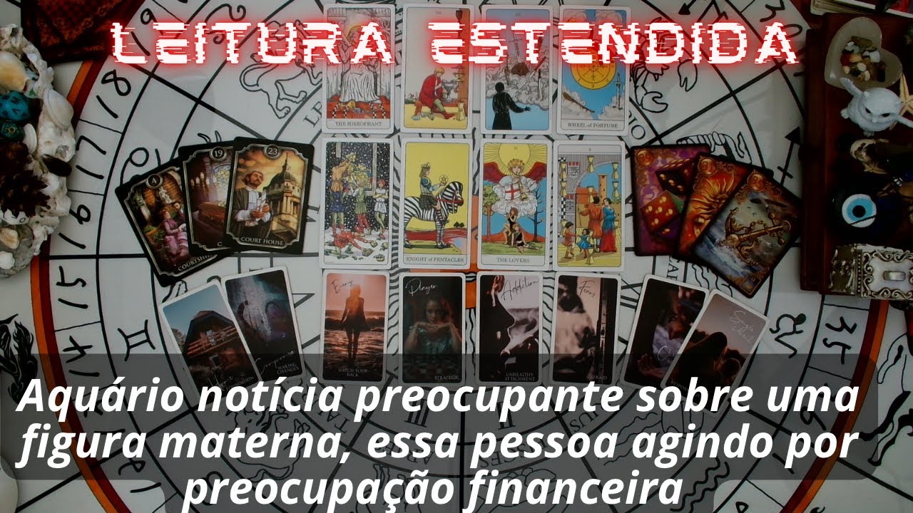 Aquário notícia preocupante sobre uma figura materna, essa pessoa agindo por preocupação financeira 