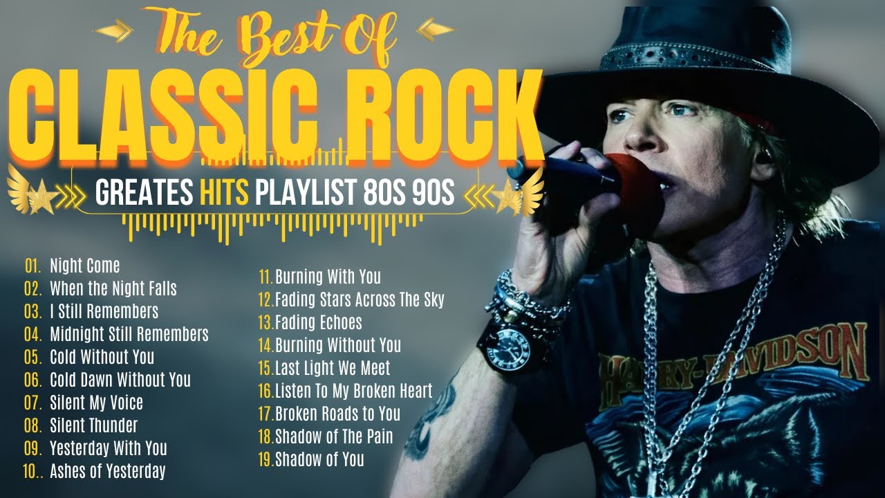 The Golden Era of Classic Rock: U2, Guns N' Roses, Creedence Clearwater Revival
