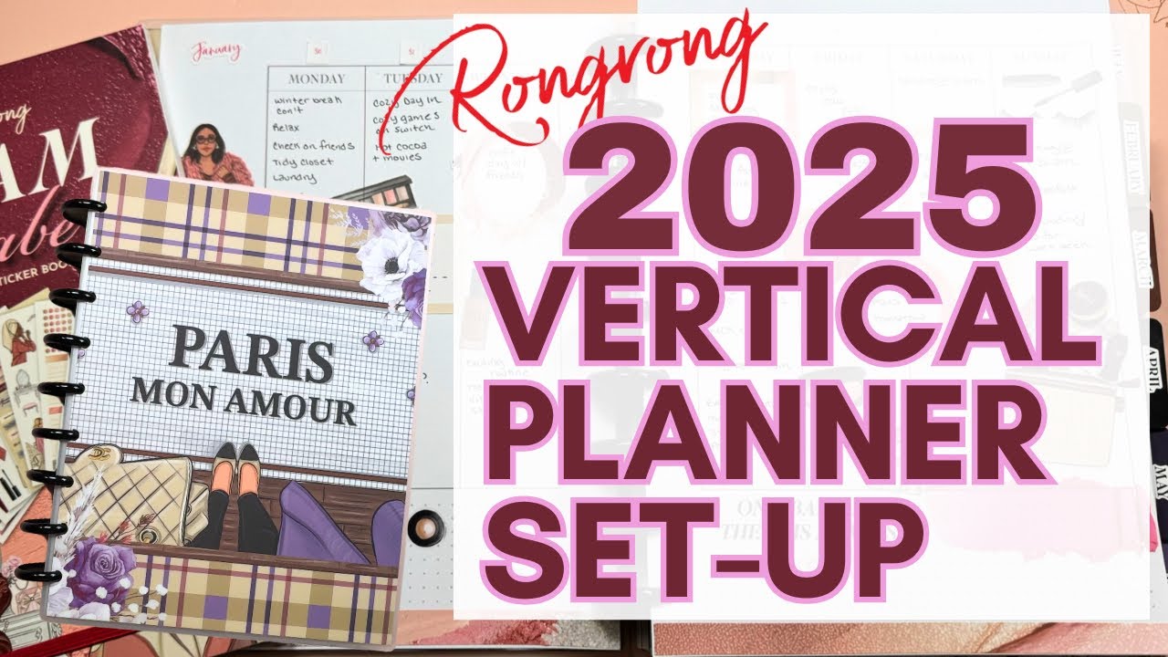 2025 Rongrong Planner Set-Up | Chloetry Plans