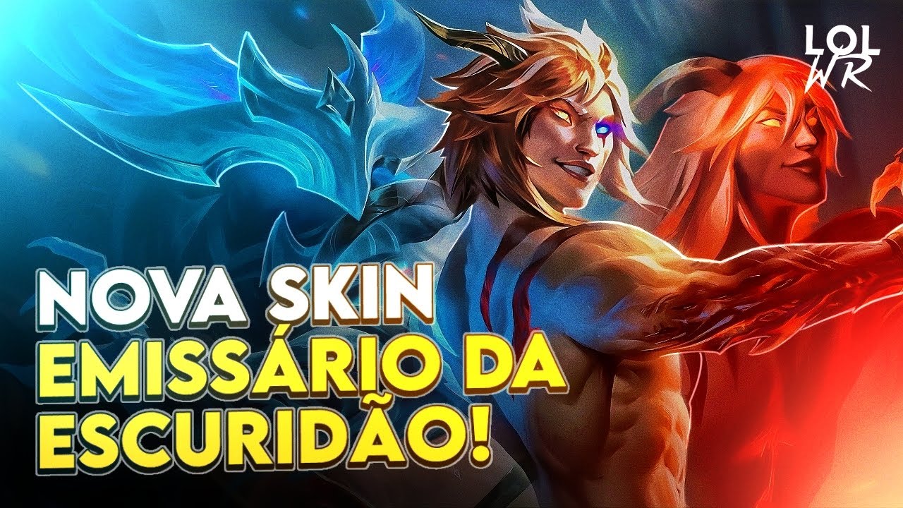 TESTANDO KAYN AZUL E VERMELHO NA NOVA SKIN EMISSÁRIO DA ESCURIDÃO! 2 EM 1 | LoL Wild Rift