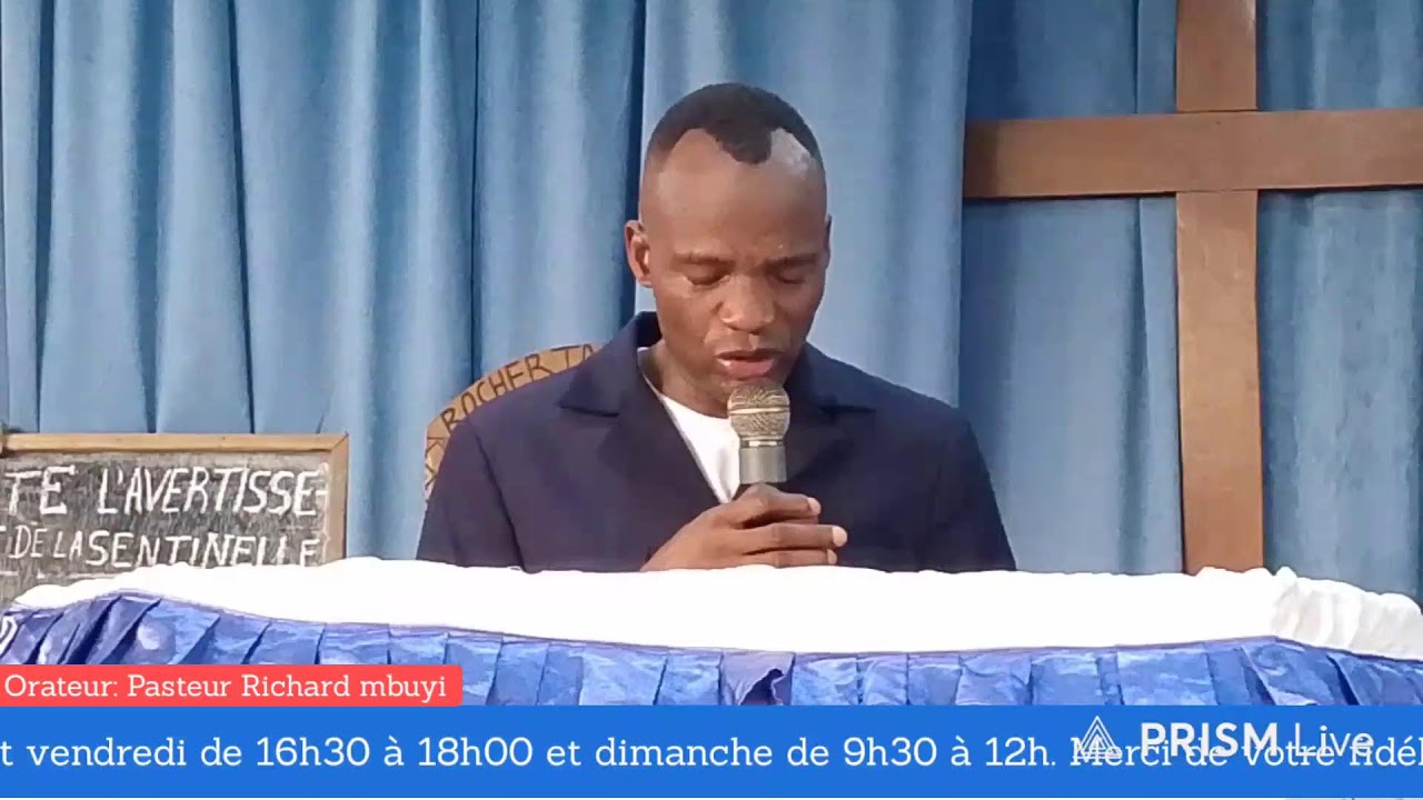 ROCHER TAB DE KGA culte du mercredi 13 Mars 2026- l'éternel mon berger-Past Richard mbuyi