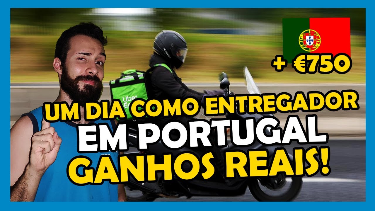 QUANTO GANHA UM ENTREGADOR / MOTOBOY EM PORTUGAL EM 2024? ESTAFETA, UBEREATS, BOLTFOOD