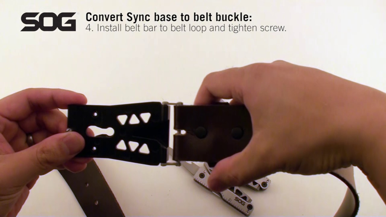 SOG Sync - Set up belt buckle