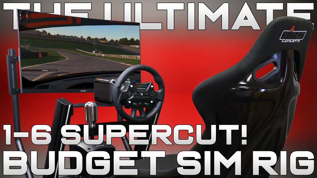 Building the ULTIMATE Budget Sim Racing Rig - Full Series Supercut (Episode 1-6) [4K]
