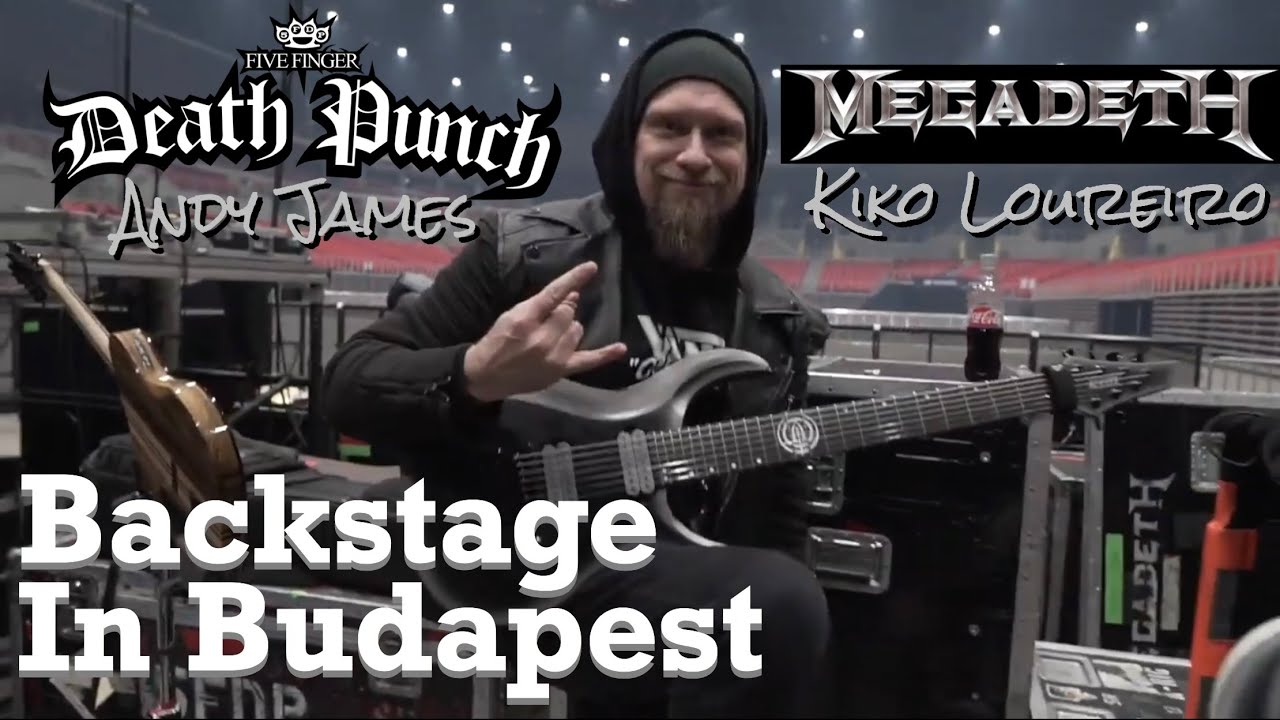 Megadeth-Five Finger Death Punch-Bad Wolves-Backstage Feb 2020 Budapest Sportarena, Budapest,Hungary
