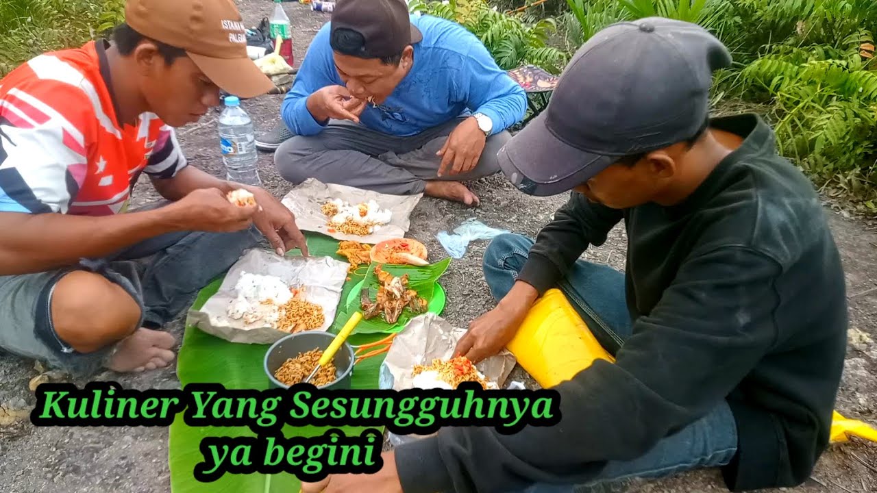 Nikmat Sekali , Hasil Mancing Langsung Kita Masak Dipinggir Rawa