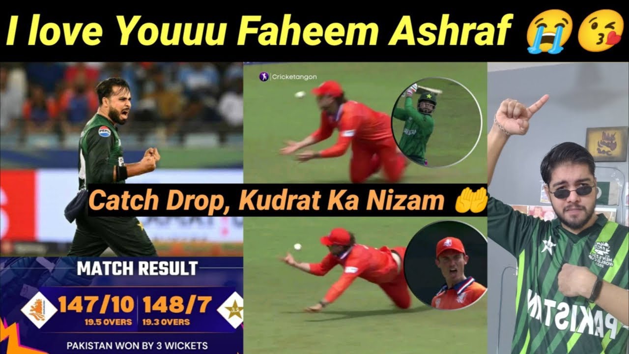 Faheem Ashraf And Max O Dowd Catch Drop Saved Pakistan From Humiliation 🙏