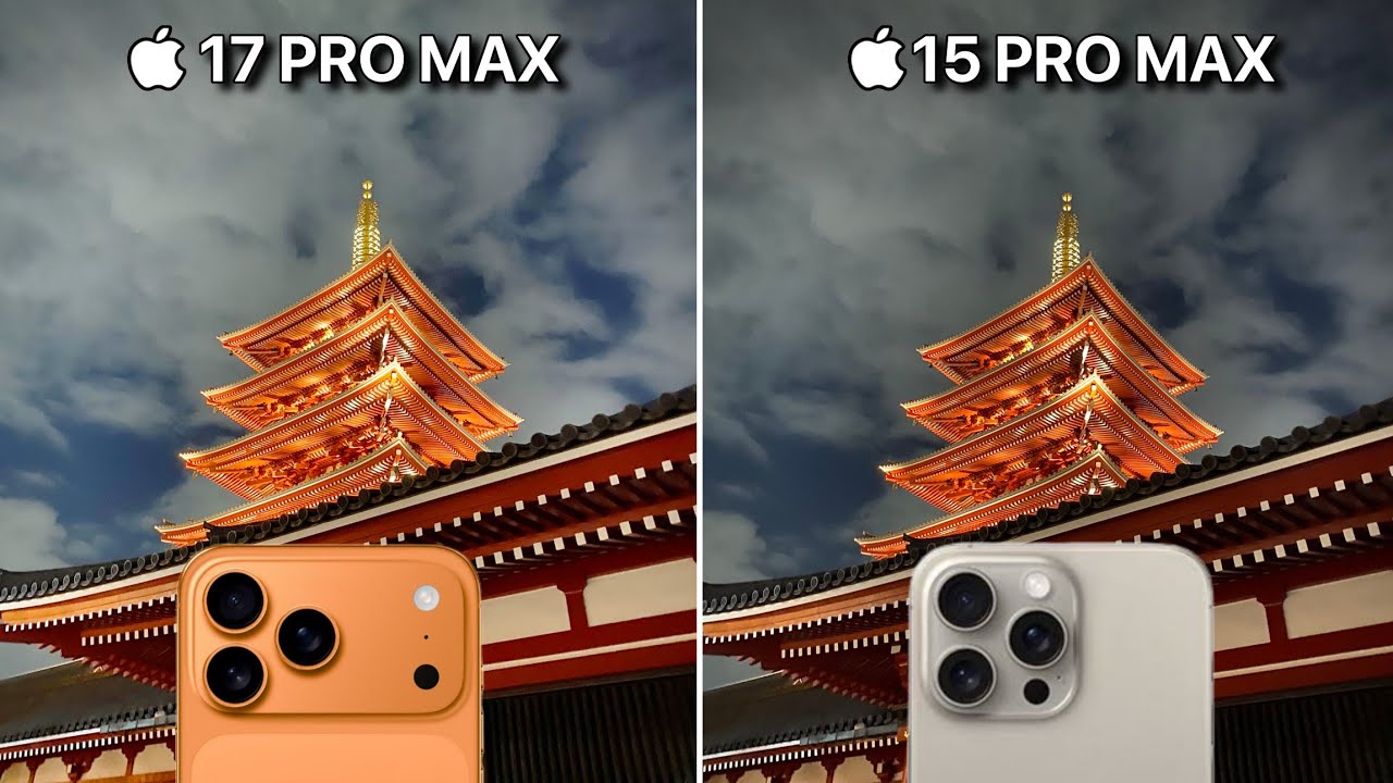 Сравнение тестов камер iPhone 17 Pro Max и iPhone 15 Pro Max