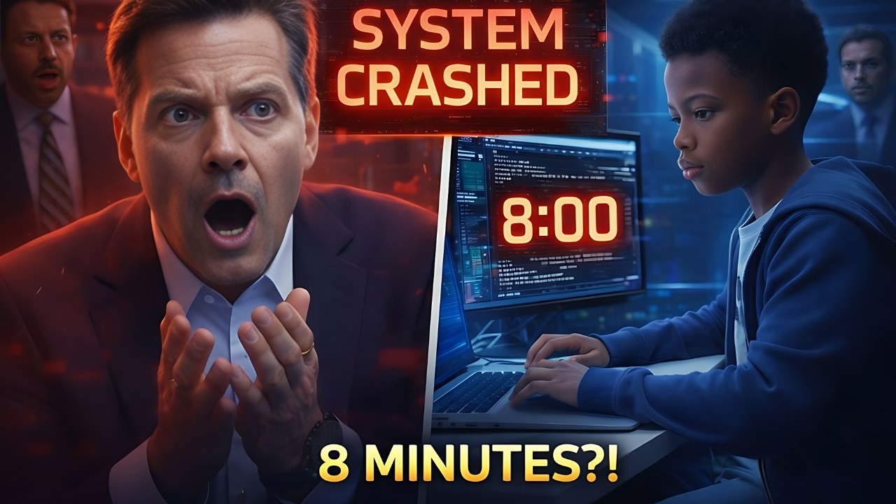 CEO Lost Everything When System Crashed - Cleaning Lady's Son Fixed It in 8 Minutes