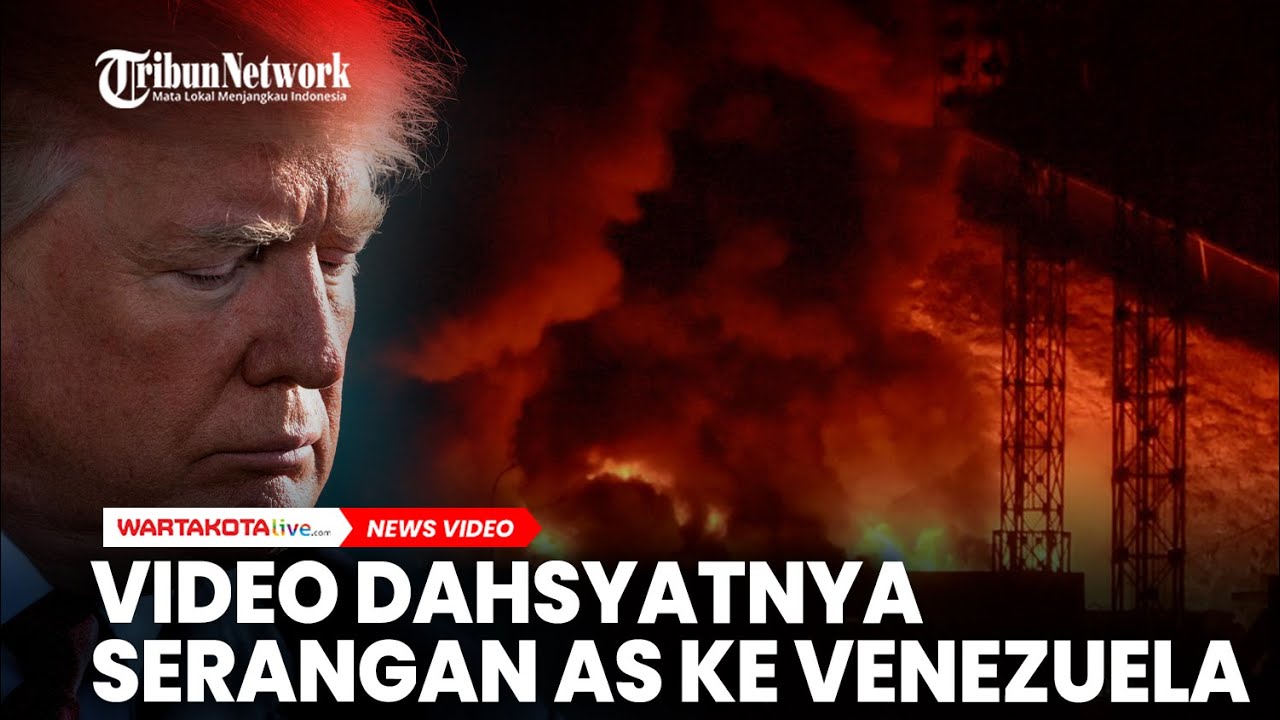 Kumpulan Video Dahsyatnya Serangan AS ke Venezuela