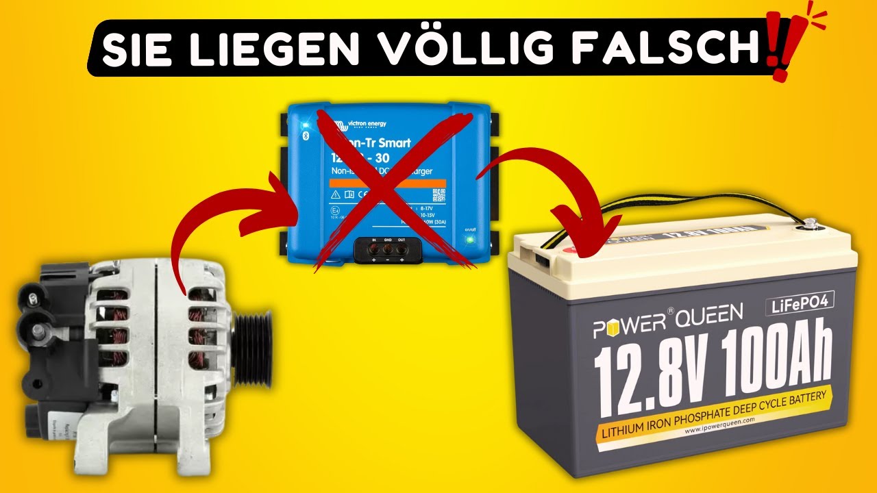 Installiere kein DC-DC-Batterieladegerät! Außer wenn…
