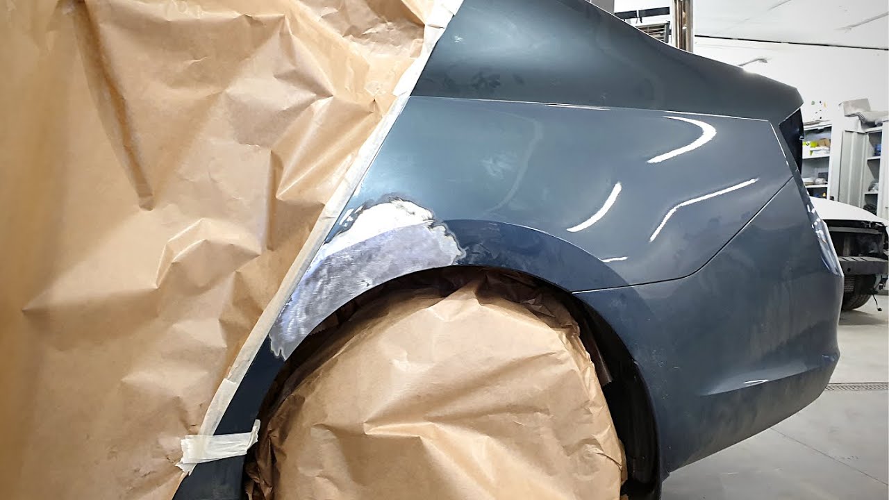 Auto body repair | Dent repair | Prepare car for painting | Sanding primer | Evercoat / Lechler / 3M