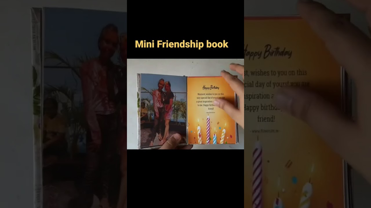 Mini Friendship Book