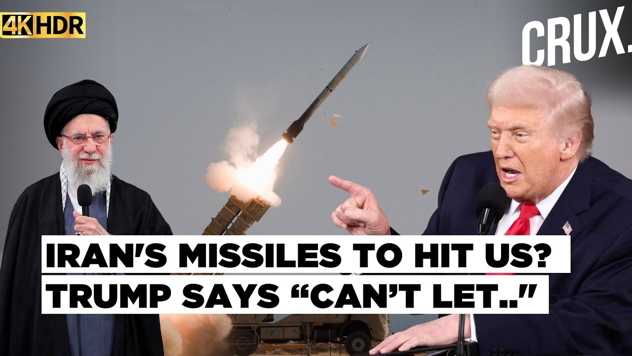 Trump Says Iran Developing Missiles Capable of Hitting US, Warns Tehran Against Nuclear Weapons | 4K