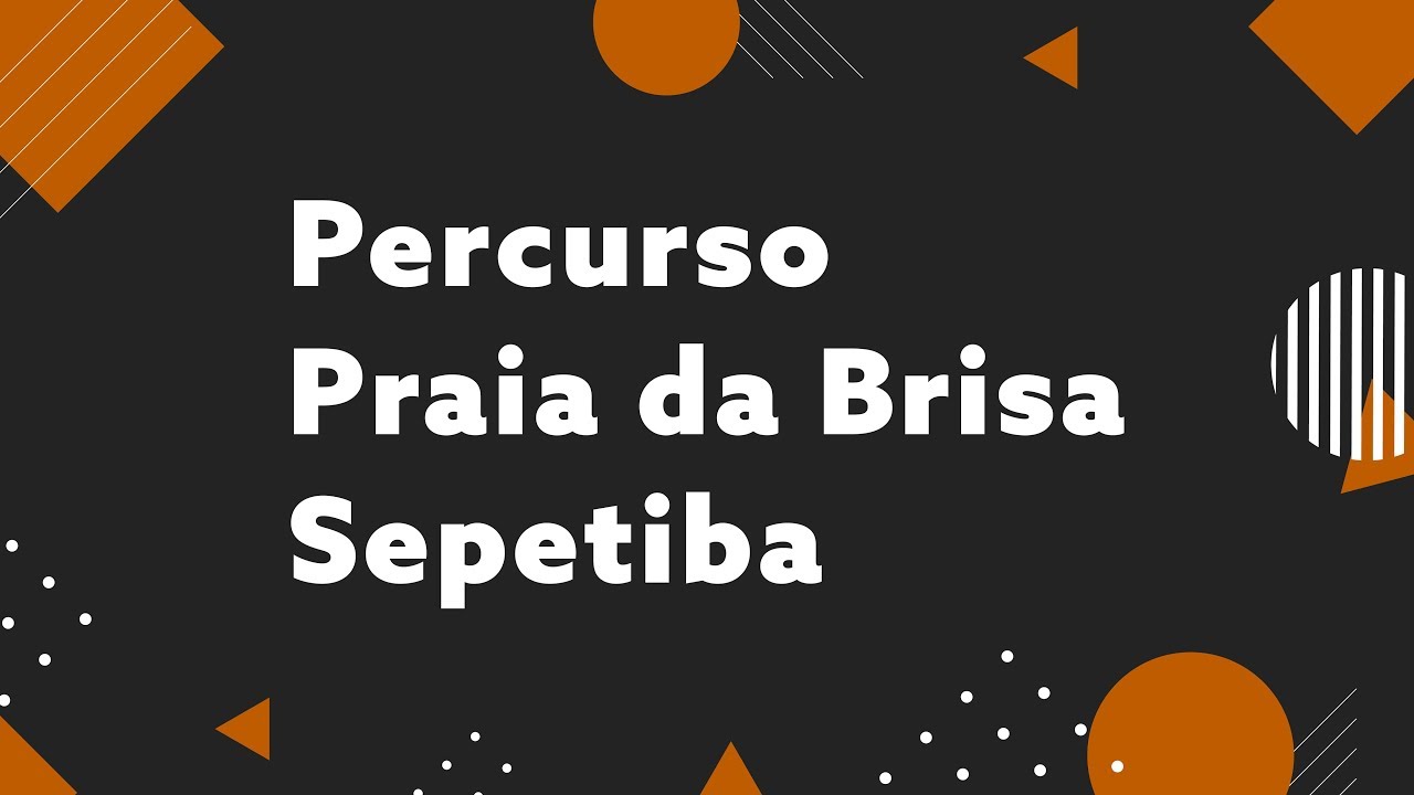 Percurso Praia da Brisa - Simulado Sepetiba