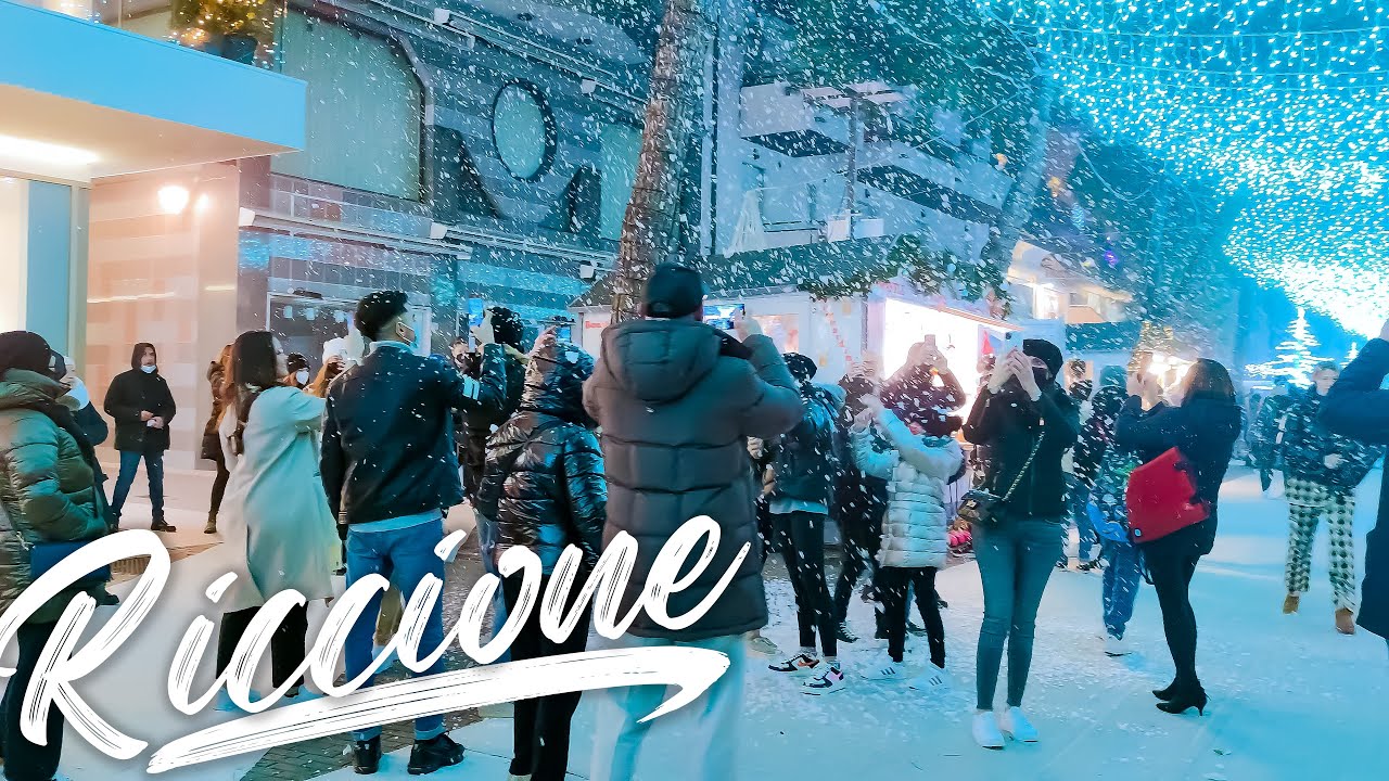 FUNNY RICCIONE. Italy - 4k Walking Tour around the City - Travel Guide. trends, moda #Italy
