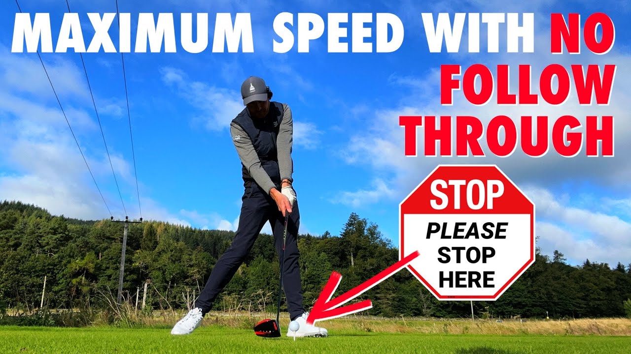 Increase Clubhead Speed with No Follow Through Produces Insane Power | Golf Swing Speed (TOP SECRET)