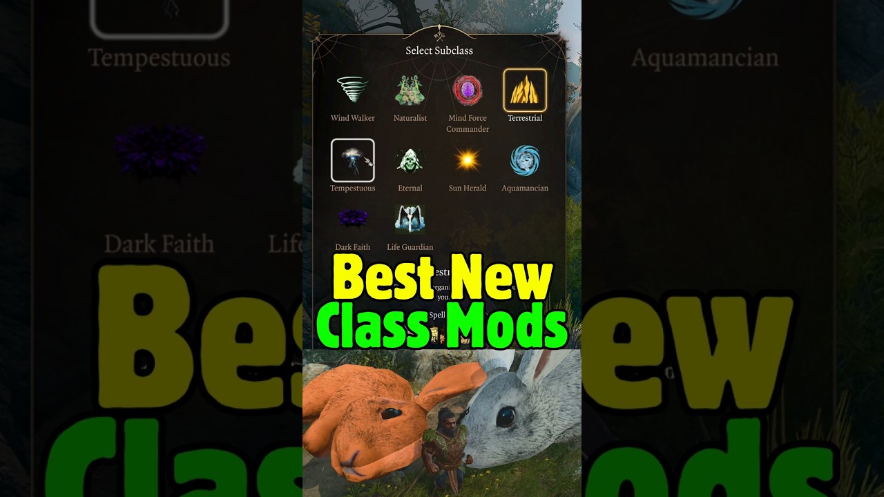 BEST New Class Mods in Baldur's Gate 3