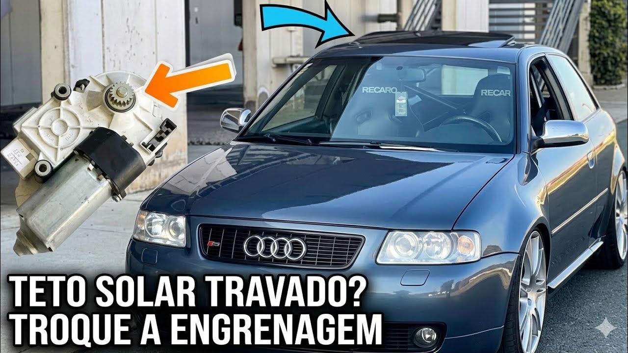 Как заменить мотор-редуктор: люк на крыше Audi A3/Golf (sapão)