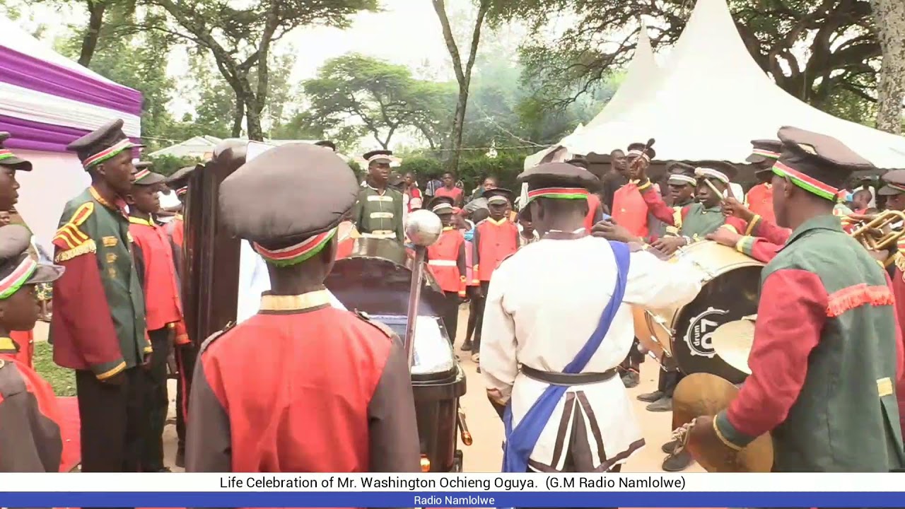 Life Celebration of Mr. Washington Ochieng Oguya.  (G.M Radio Namlolwe)