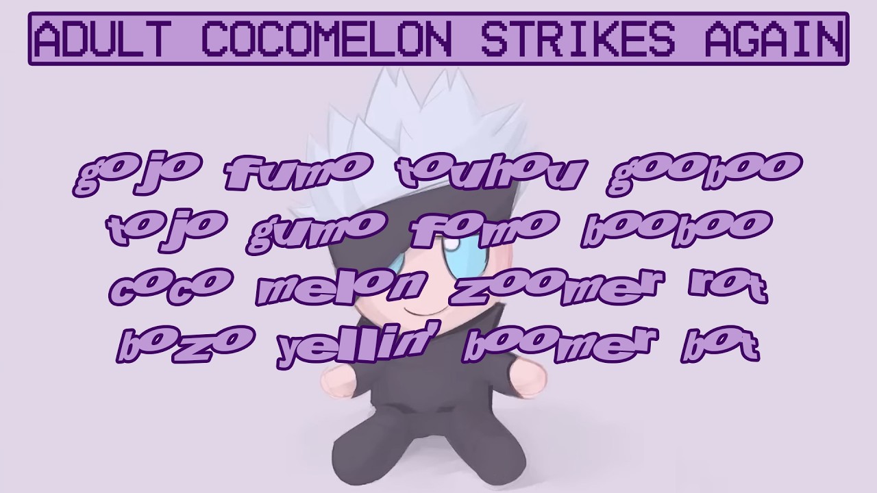 adult cocomelon (aka drawfee) clear the air over gojo gooboo touhou fumo fumo controversy