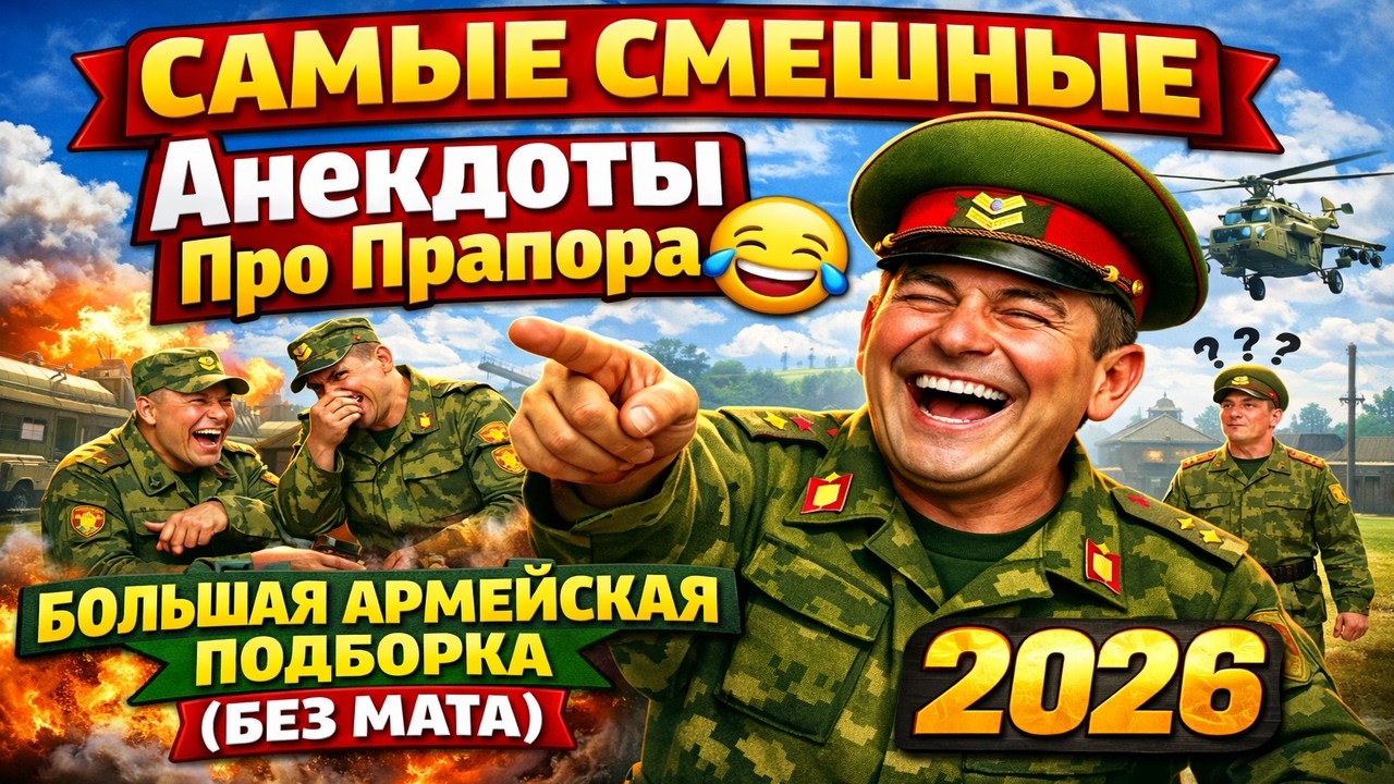 САМЫЕ СМЕШНЫЕ Анекдоты Про Прапора 😂 Большая Армейская Подборка Без Мата 2026
