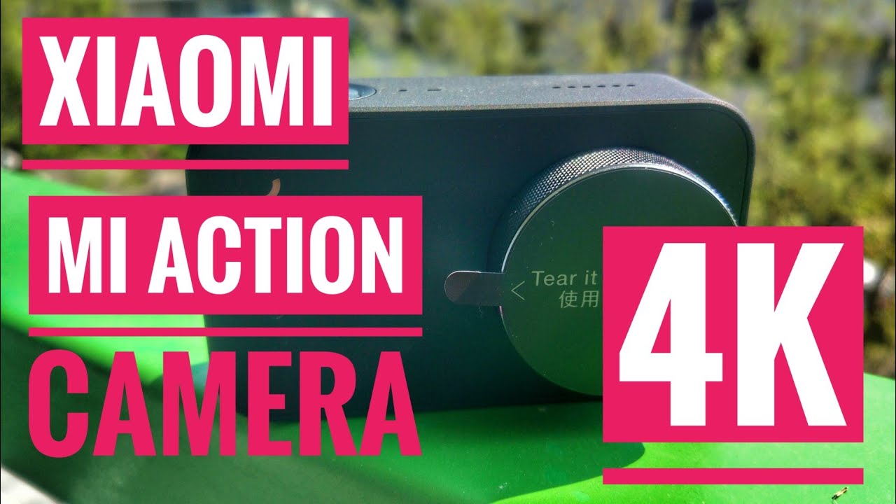 Xiaomi Mi Action Camera 4K - unboxing & first boot, menu, settings