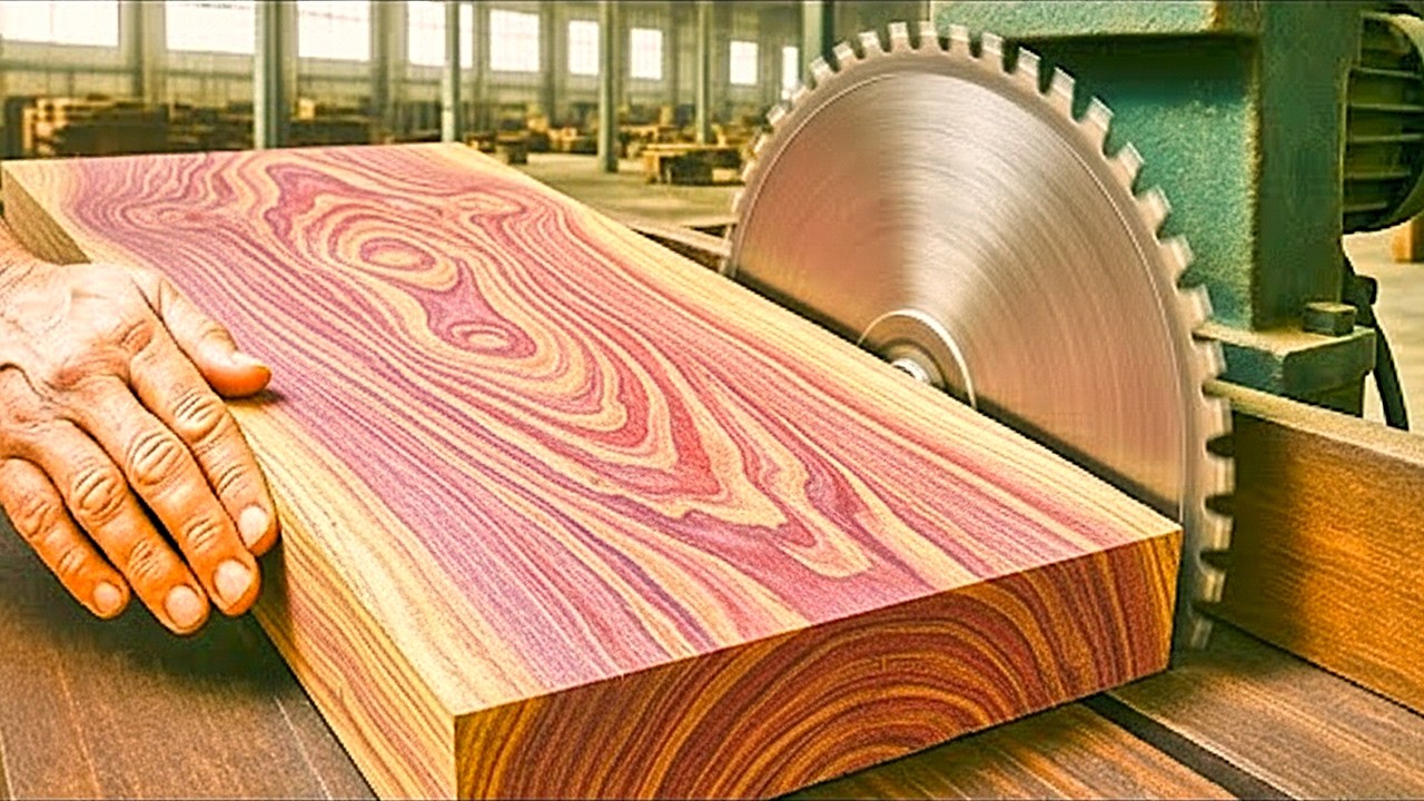 Amazing Design Ideas from a 20-Year-Old Carpenter - DIY Tea Table with Stunning Patterned Rare Wood!