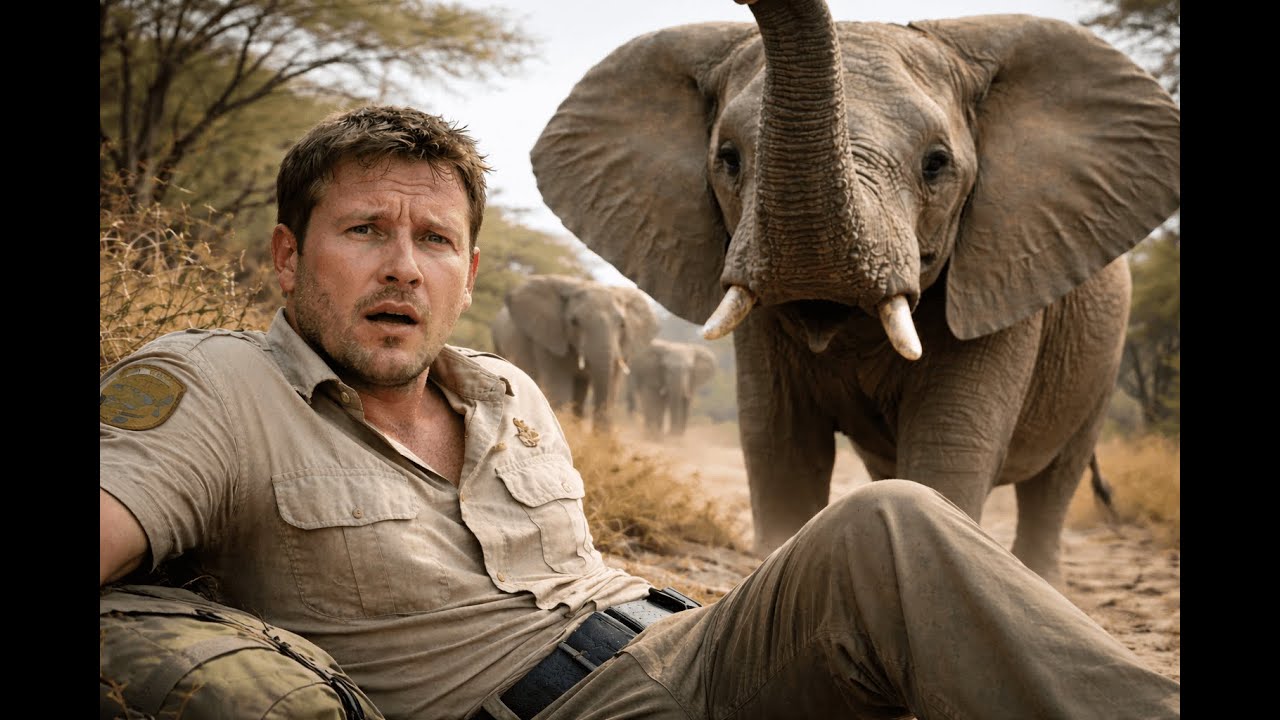 Il s’effondre en pleine savane… Un troupeau d’éléphants fait alors quelque chose d’incroyable