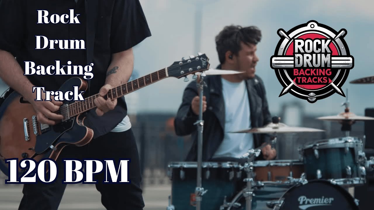 120 BPM Rock Drum Backing Track | Classic Fast Rock