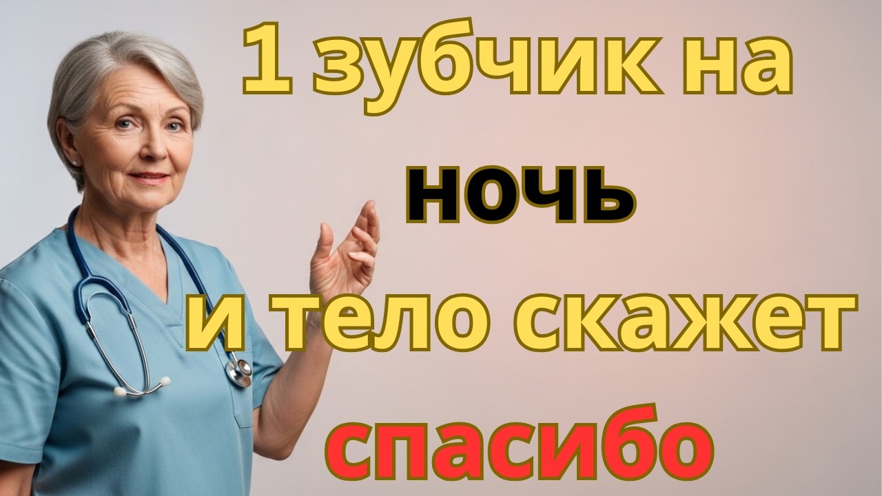 Один зубчик чеснока на ночь — мягкая поддержка организма после 50 лет | здоровье и энергия