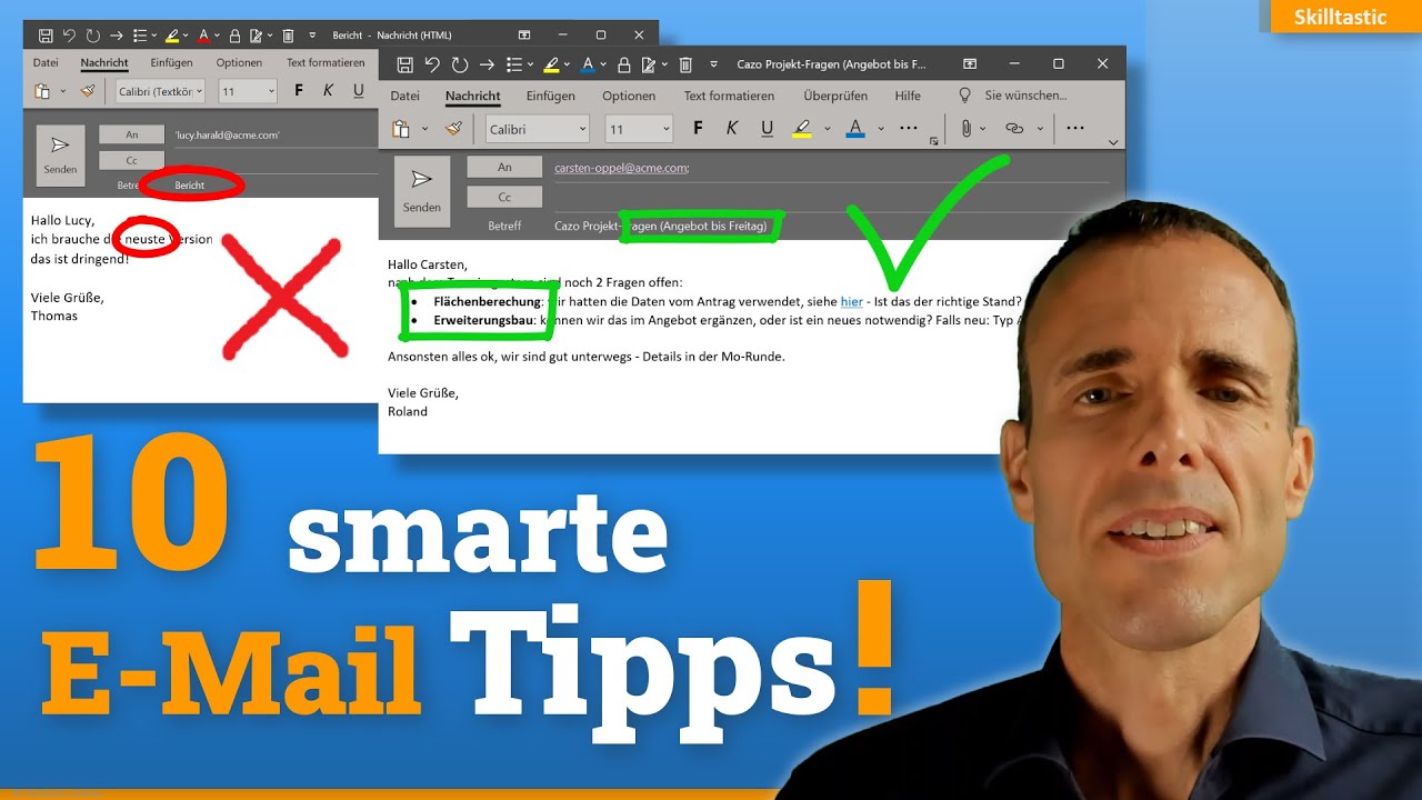 So schreibst du effektive E-Mails | 10 Tipps für mehr Wirkung und Produktivität