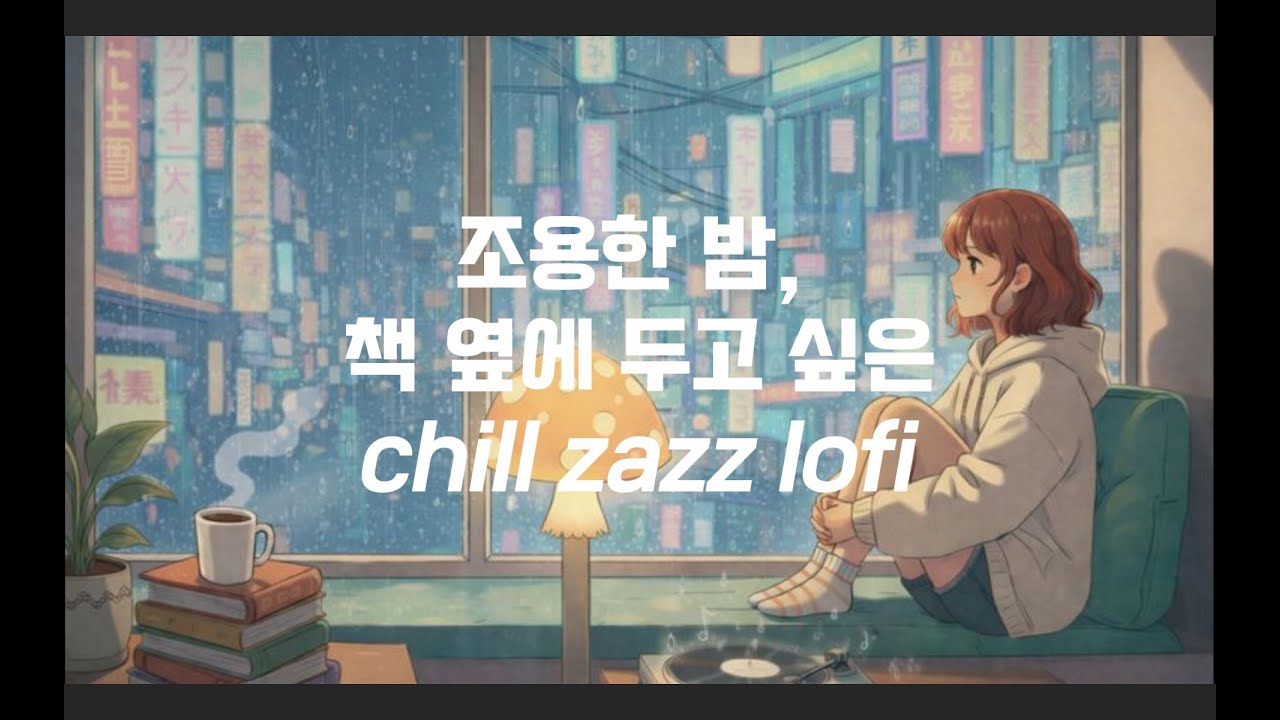 조용한 밤, 책 옆에 두고 싶은 칠 재즈 로파이 l 일할때 배경음악